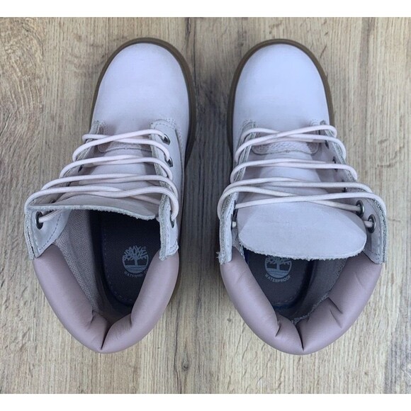 Timberland Toddlers 6 Inch Premium Waterproof Boots Boys Size 12 Pink A7498 - Picture 12 of 16